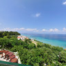 Kalithea, garden overlooking the sea