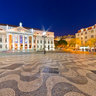 Rossio Square at Dusk