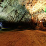 The exit of the water cave in Phong Nha cave, Quang Binh (Động nước Phong Nha)