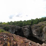 Deep hole in the rocks