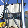Puerto de la Libertad Grua