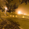 Ротонда в тумане.  Rotunda in the fog