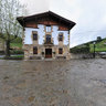 In front of Asador Etxebarri in Axpe
