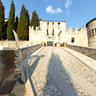 Brescia castle-outside of drawbridge-