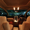 Interior of Toyota Alphard 